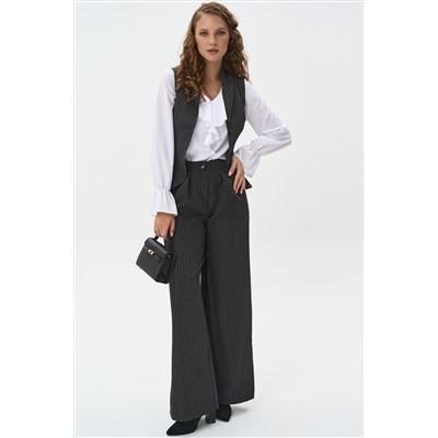 Жилет Стефани (полоска/черный)