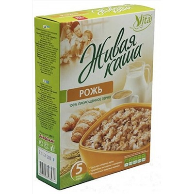 Каша ржаная "Vita" рожь пророщенное зерно 300г ЭКОПРОДУКТЫ, 1190541