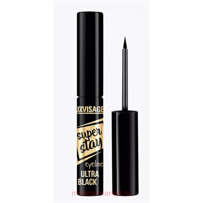 LUXVISAGE Подводка для глаз Super Stay Ультра чёрная