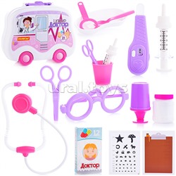 Набор "Доктор №18" (16 элементов) (в чемоданчике на колёсиках)