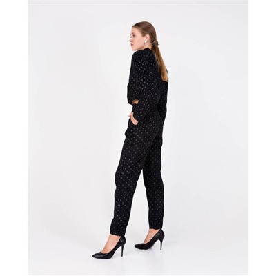 Брюки чиносы женские MINAKU: Green trend, чёрные, размер 44