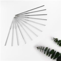 Набор крючков для вязания, d=0.6-6.5 мм, 12.5/15 см, 22 шт., МИКС