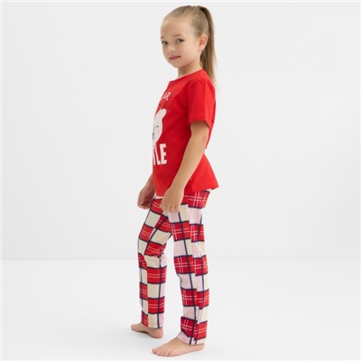 Пижама новогодняя детская KAFTAN «Bear» размер 28 (86-92)