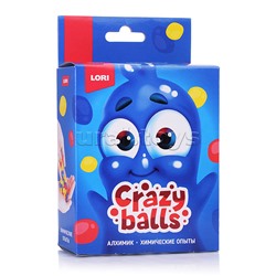 Химические опыты.Crazy Balls "Жёлтый, синий и красный шарики"