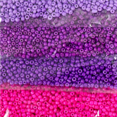 Бисер круглый 12/0 «Оттенки заката», 8 цветов × 10 г