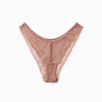 Трусы женские слипы кружевные Mark Formelle, розовые, размер 48 (L)