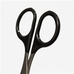 Ножницы-когтерезы с прорезиненными ручками, 8×5×0.3 см, эконом, микс цветов