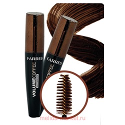 Farres Тушь Водостойкая объемная тон 3 Volume Coffee 6050