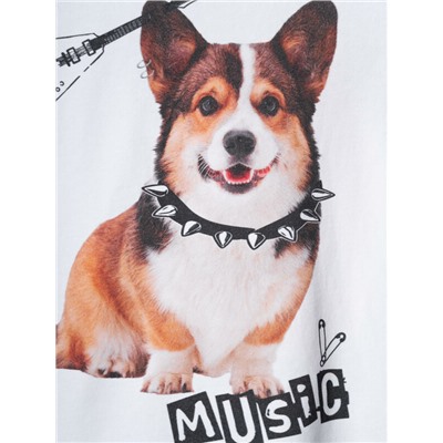 Фуфайка трикотажная для девочек (футболка)