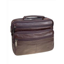 Сумка мужская из натуральной кожи, цвет коричневый