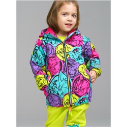 Куртка текстильная с полиуретановым покрытием для девочек (ветровка)
