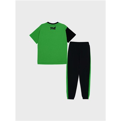 Комплект трикотажный для мальчиков: фуфайка (футболка), брюки