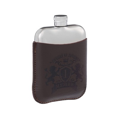 Фляжка «Мужик», нержавеющая сталь, 180 мл, 6 oz
