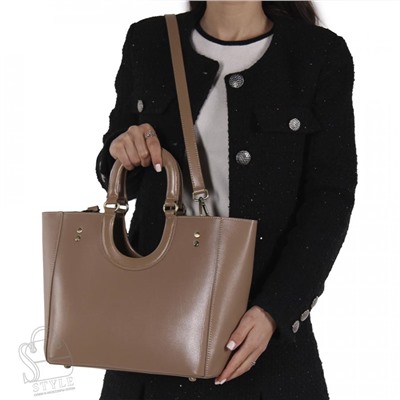 Сумка женская кожаная 3007NN apricot Natale Navetta