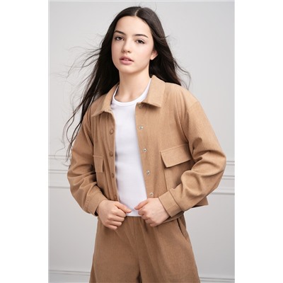 Вельветовый костюм для девочки Happyfox