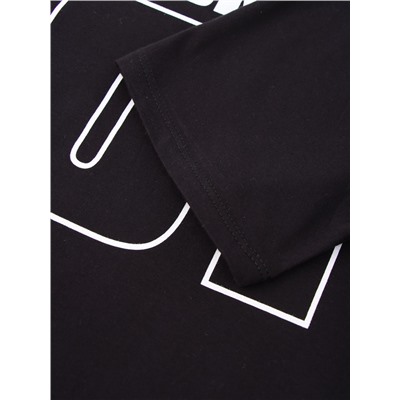 Футболка женская KAFTAN Sport Family, чёрная, размер 48