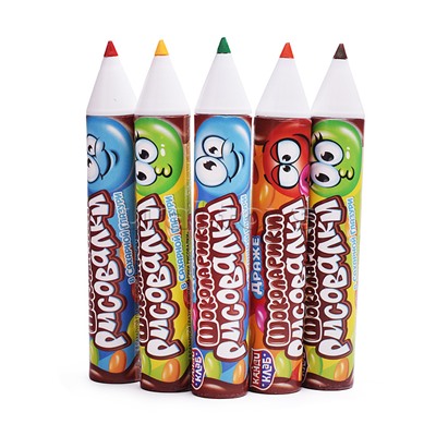 Драже в сахарной глазури "Шоколарики Рисовалки" 12г*24шт