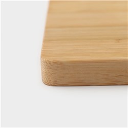 Набор для подачи сыра Доляна Cheese, 3 ножа, доска 38×18.5 см, бамбук