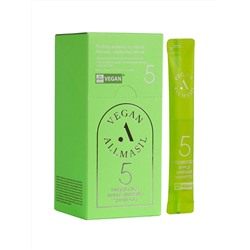 ALLMASIL - ШАМПУНЬ ПРОТИВ ПЕРХОТИ С ЯБЛОЧНЫМ УКСУСОМ 5 PROBIOTICS APPLE VINEGAR SHAMPOO, 8 МЛ * 20 ШТ
