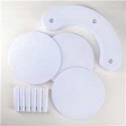 Подставка для кондитерских изделий, d=27.5 см, белая