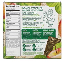Happy Family Organics, Happytot,  овсяной батончик с волокнами и протеином, органические яблоки и шпинат, 5 батончиков, 0,88 унции (25 г каждый)