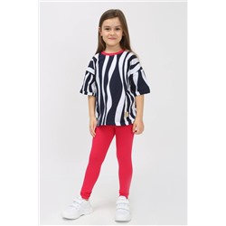 Костюм Зебра футболка+лосины арт. ФЛ-1