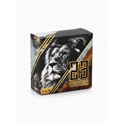 Подарочный набор «23 февраля»: крем-мёд, чай