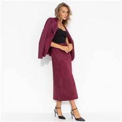 Юбка с карманами, Откровенно шикарная (бордовая)