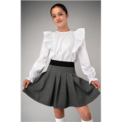 Нарядная блузка для девочки с длинным рукавом Happyfox