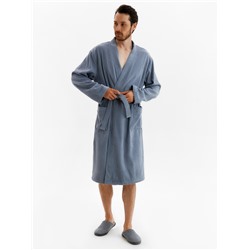 Халат мужской «Экономь и Я», размер 52-54, хлопок 100%, серый