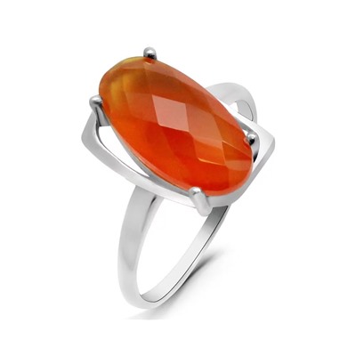 Кольцо из серебра сердолик, Романтика