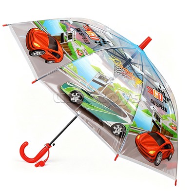 Зонт детский "Гоночные машины" (50см.)