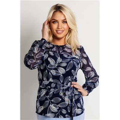Блузка женская  4021/18/Темно-синий