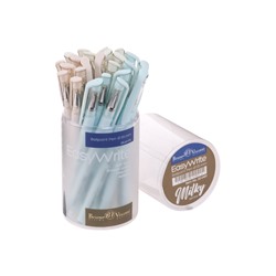 Ручка шариковая BrunoVisconti EasyWrite. Milky, 0.5 мм, стержень синий, МИКС