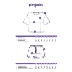 Комплект (Футболка+Шорты) PLAYTODAY, 1074851