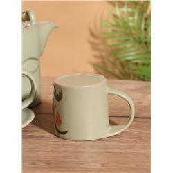 Набор для чаепития «Чудеса света», чайник, 2 чайные пары, керамика