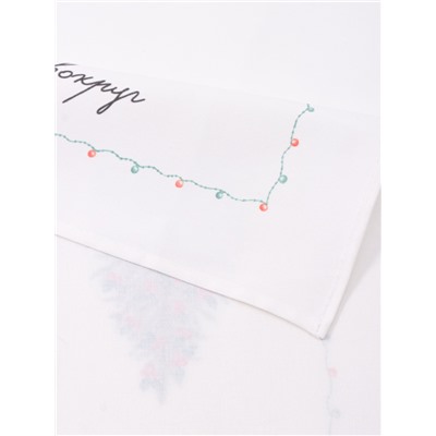 Дорожка новогодняя на стол «Этель» «Сказочный лес» 40×147 ± 5 см, 100% хл, саржа 190 г/м²