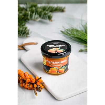 Джем ОБЛЕПИШКА ФИТНЕС / 100 г / без сахара / банка / Солнечная Сибирь