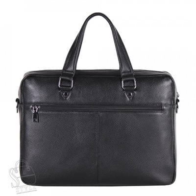 Портфель мужской кожаный 2094BSH black Heanbag
