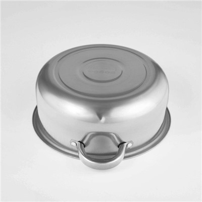 УЦЕНКА Мантоварка - пароварка из нержавеющей стали Доляна «Классика», d=24 см, 3 уровня, общий объём — 7.9 л