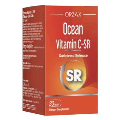 ORZAX OCEAN VITAMIN C-SR 500 мг 30 таблеток