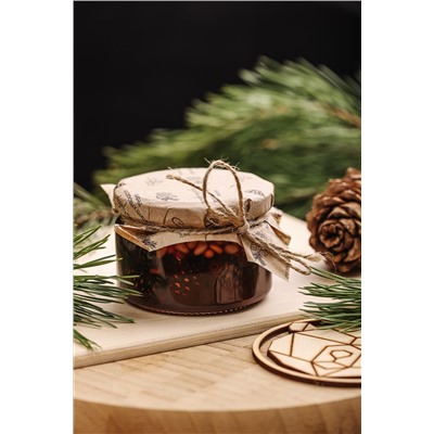 Варенье из сосновых шишек с кедровым орехом / 240 гр / стеклобанка / Сладкий аромат