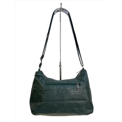 Женская сумка из искусственной кожи, цвет зеленый