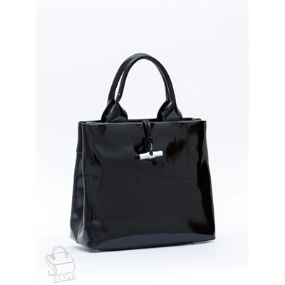 Сумка женская кожаная 5768P black Polina&Eiterou