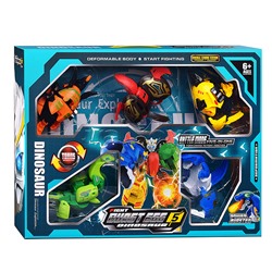 Робот трансформирующийся в динозавров, в коробке