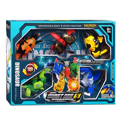 Робот трансформирующийся в динозавров, в коробке