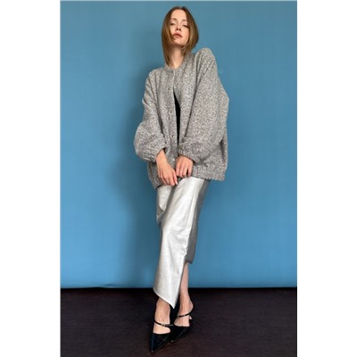 Жакет  LAMB078/03/Серый меланж