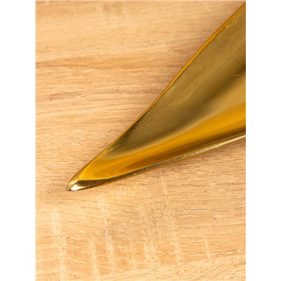 Блюдо «Лист», 41.5×11×3 см, алюминий