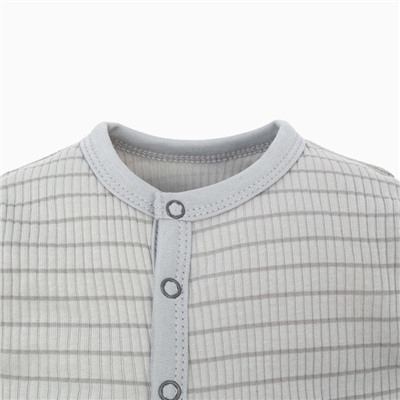 Комбинезон Крошка Я, BASIC LINE, рост 68-74 см, полоска серая