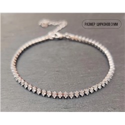 Браслет с цирконами